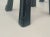 Wood Carved Ebonized Maison Jansen Style Side Tables -A Pair For Sale - Image 7 of 13