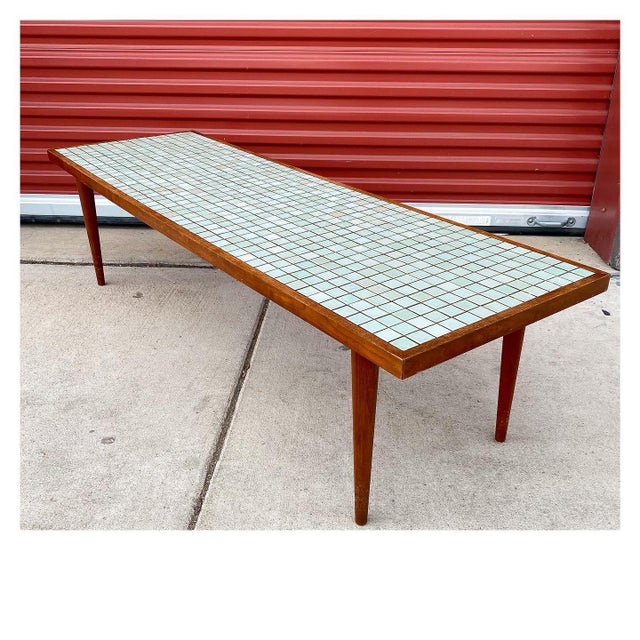 Celadon 1960s Marshall Studios Coffee Table by Martz For Sale - Image 8 of 9