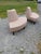 Pair of Jasper Group Curved Serpentine Modular Benches – Mid-Century Modern Inspired Corporate Lounge Loveseats in Two-Tone Tweed Upholstery For Sale - Image 11 of 14
