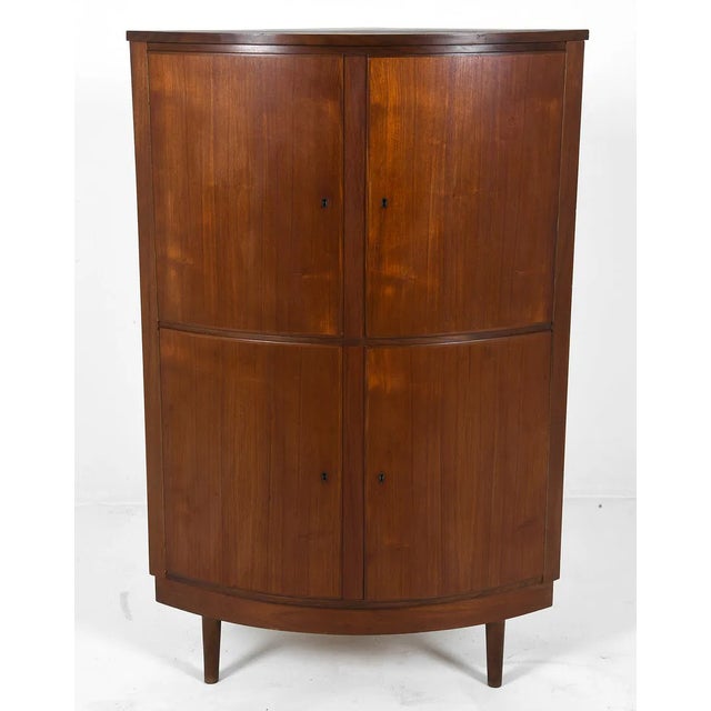 1970s 1970s Danish Midcentury Teak Corner Cabinet For Sale - Image 5 of 13