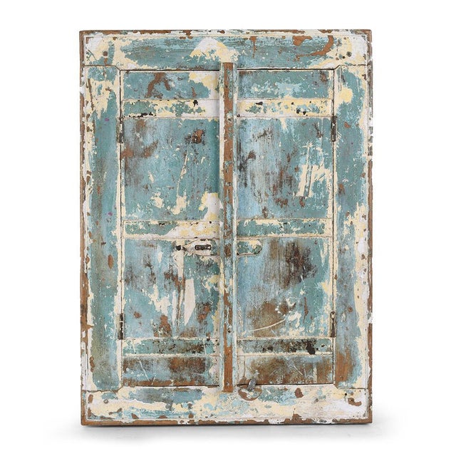 Vintage Patinated Wooden Room Divider For Sale - Image 4 of 4