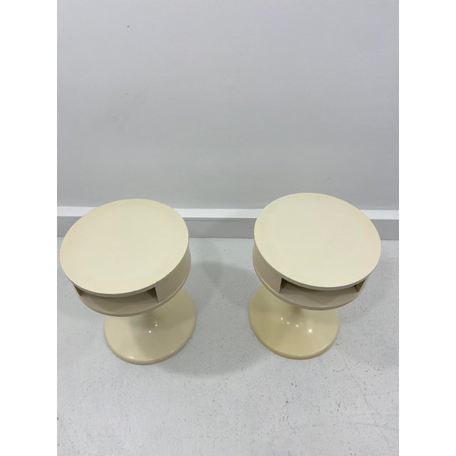 Space Age Tulip Side Tables by Lusch Erzeugnis for Lusch & Co, 1970s, Set of 2 For Sale - Image 10 of 15