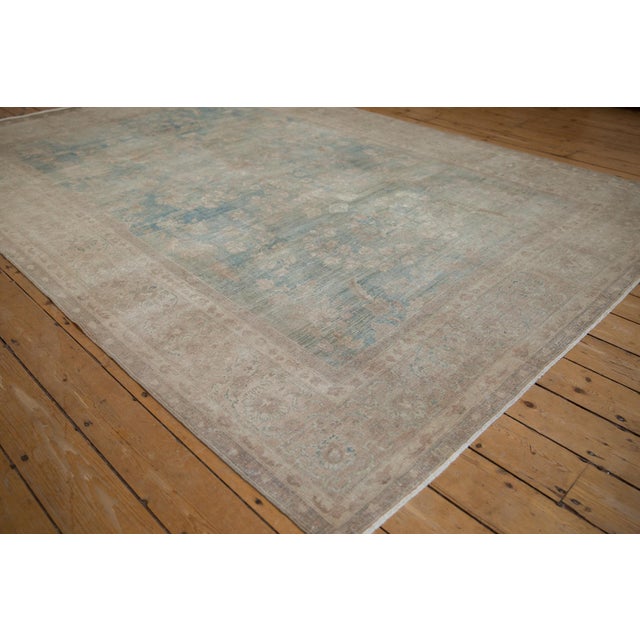 Textile Vintage Distressed Tabriz Carpet - 6'10" x 10' For Sale - Image 7 of 8