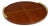 Hayes Leather Tray Round Small, Cognac For Sale