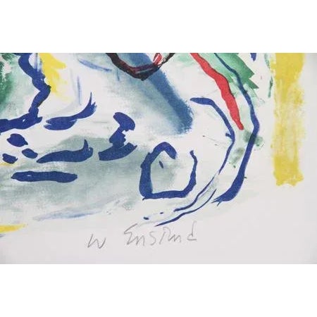 Artist: Wayne Ensrud, American (1934 - ) Title: Chateau de Louviere Year: 1980 Medium: Lithograph, signed and numbered in...