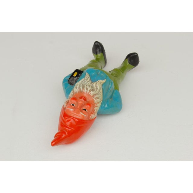 Red Terracotta Garden Gnome by VEB, 1970s For Sale - Image 8 of 11