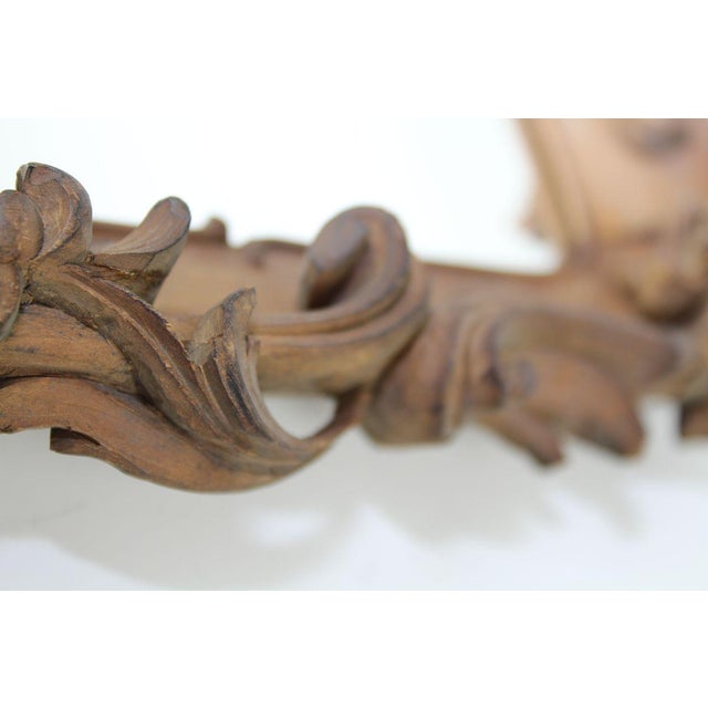 Carved Wooden Frame with Mirror, 1880s For Sale - Image 6 of 17