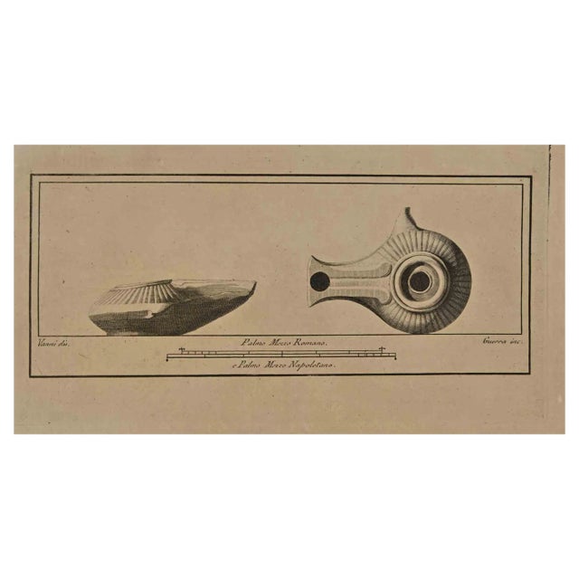 Nicola Vanni, Still Life, Etching, 18th Century For Sale