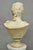Vintage Victorian Style Carved Marble Young Lady Maiden Bust Statue Sculpture For Sale - Image 13 of 16