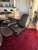 Brand new Design Within Reach Vala swivel recliner. Black leather. Costs $6,000 at design within reach with long lead...