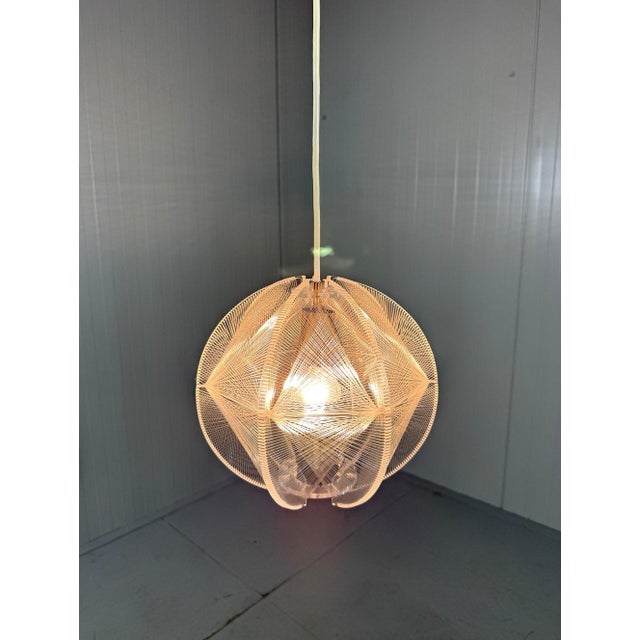 Acrylic Glass Hanging Lamp attributed to Paul Secon for Sompex, 1960s For Sale - Image 6 of 17