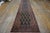 1900 - 1909 1900s Navy Blue Antique Paisley Boteh Tribal Malayer Hallway Runner Rug For Sale - Image 5 of 6