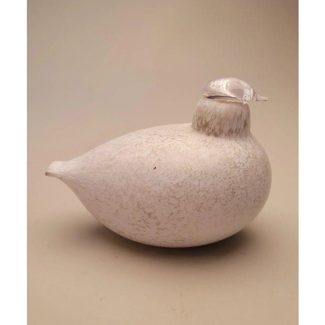 This glass bird is unsigned, but I believe it to be by Oiva Toikka for Iittala and made in Finland. Screen shot from the...