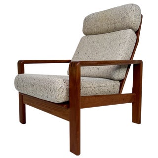 Modern Danish Teak Lounge Chair from Burchardt-Nielsen, 1970s For Sale