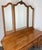 Vintage French Louis Style Oak Dressing Table with Mirror For Sale - Image 3 of 11
