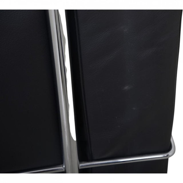 LC2 Chair in Black Leather by Le Corbusier, 2000s For Sale - Image 10 of 17