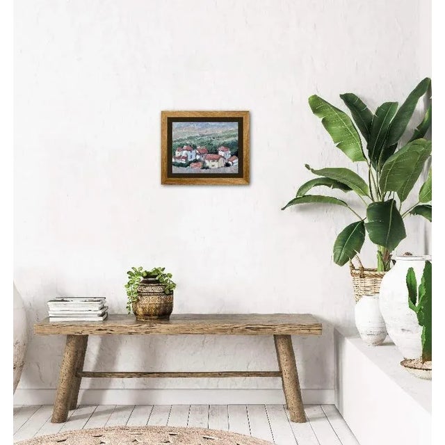 "Italy, Red Roof Tops" Contemporary Impressionist Style Landscape Oil Painting For Sale In Reno/Lake Tahoe - Image 6 of 12