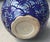 Late 20th-Century Safi-Style Earthenware Dual-Handled Pottery Vessel Drenched in Deep Cobalt Blue & Byzantium Purple, Mexico For Sale - Image 15 of 18