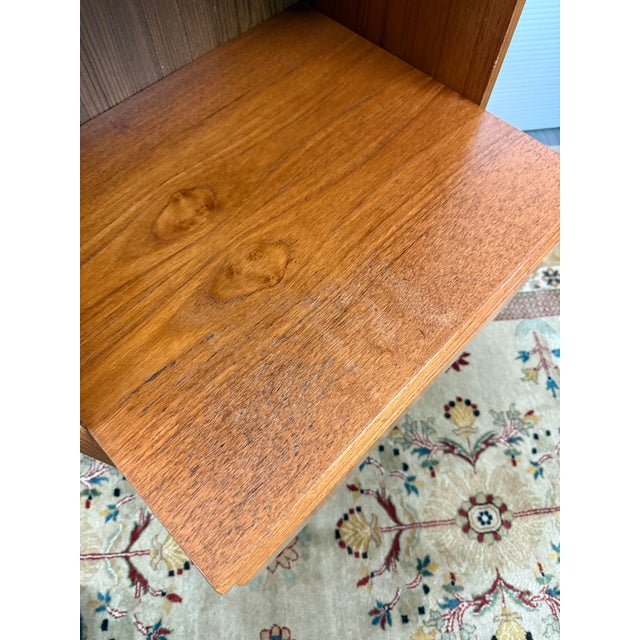 Mid 20th Century Teak Wood Mid 20th Century Nightstands, Pair For Sale - Image 5 of 12