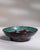 Teal 1970s Italy Teal Ceramic Serving Bowl For Sale - Image 8 of 15