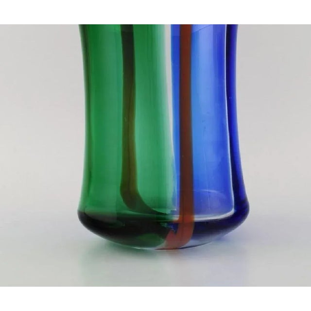 Glass Chribska Art Glass Vase by Erik Höglund for Kosta Boda For Sale - Image 7 of 10