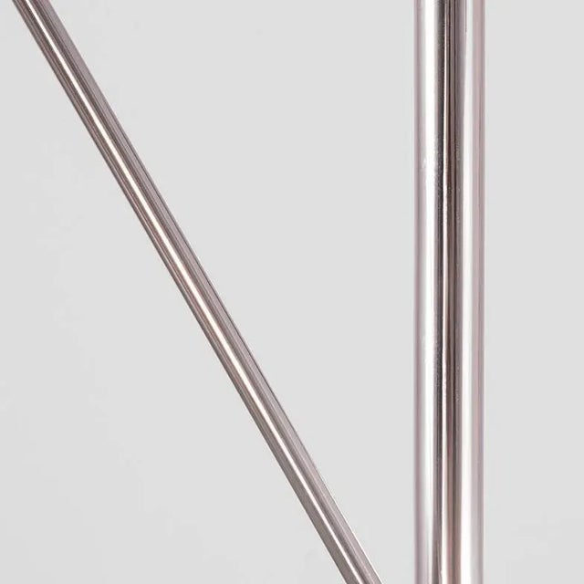 Metal Milan Three-Arms Black Gunmetal Floor Lamp by Schwung For Sale - Image 7 of 9