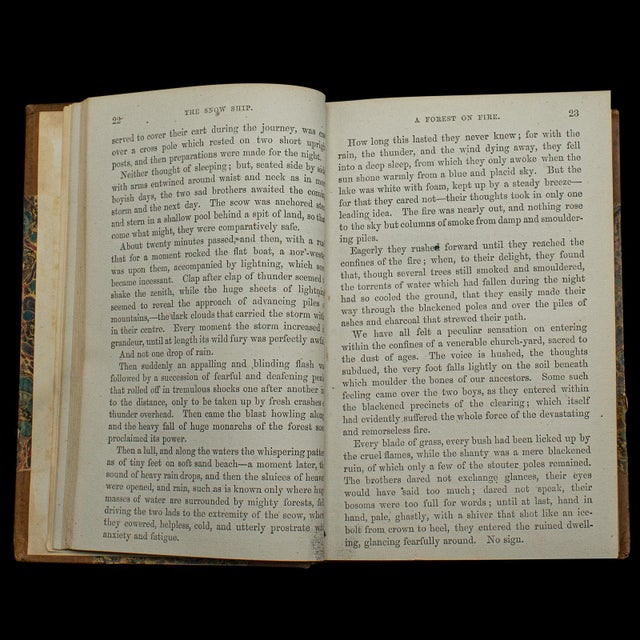 Late 19th Century 1880's Antique Novel the Snow Ship For Sale - Image 5 of 10