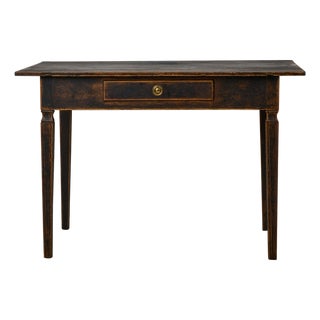 Swedish Gustavian Hand-Made Desk with Functional Drawer For Sale
