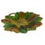 English Vintage Villeroy & Boch Majolica Leaf‑Motif Bowl For Sale - Image 3 of 4