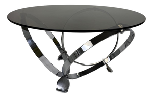 Mid-Century Coffee Table attributed to Knut Hesterberg, 1970s