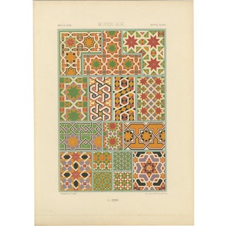G. Süsser after Albert Racinet, XXXVI of L’Ornement Polychrome, 1869, Paper For Sale