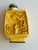 Mid 20th Century Light Yellow Carved Resin Snuff Bottle With Jade Stopper For Sale - Image 5 of 7