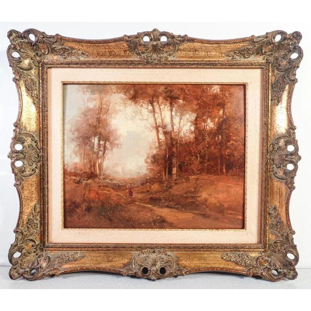 Autumn Landscape, 1950s, Oil on Canvas, Framed For Sale - Image 7 of 7