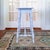 Early 20th Century Blue Painted Scalloped American Farmhouse Side Table For Sale - Image 13 of 18