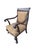 Traditional Antique French Carved Empire Lounge Chair Armchair Mahogany Parlor For Sale - Image 3 of 17