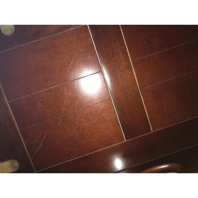 20th Century Contemporary Dark Wood Bombay Butler Tray Coffee