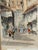 Late 20th Century “Cattedrale Di Santa Maria Del Fiore” Watercolor Street Scene, Signed Rino Golinelli For Sale - Image 10 of 12