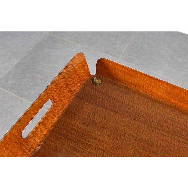 Vintage Italian Serving Cart in Bent Plywood, 1950s For Sale - Image 11 of 18