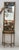 Louis xvi style console and mirror in wood and gilt stucco the console is crescent-shaped with an openwork frieze and...