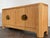 Italian Style Rattan Mid Century Sideboard With Brass Hardware For Sale - Image 4 of 17