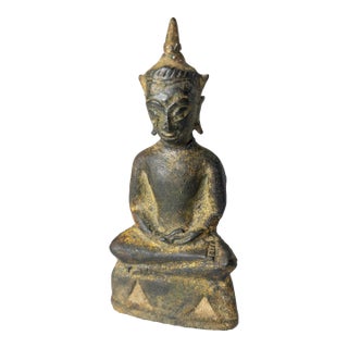 18th Century or Earlier South East Asian Burmese Buddha Figure For Sale