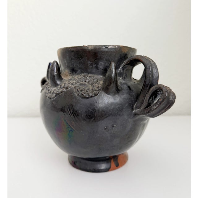 Mexican Antique Mexican Spanish Colonial Clay Pot, Early 20th Century For Sale - Image 3 of 12