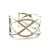 Contemporary Tiffany & Co. Sterling Silver Woven Celtic Knots Cuff Bracelet 51g For Sale - Image 3 of 9