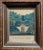 Early 19th century painting of George Washington's Tomb watercolor drawing on paper -circa 1820s - Folk Art framed and...