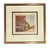 Late 20th Century Otto Holm - Sønderborg Street Scene, Hand-Colored Etching For Sale