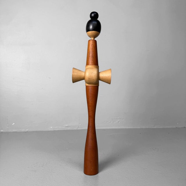 1970s Vintage Japanese Kokeshi by Shōzan Shidō, 1970s For Sale - Image 5 of 10