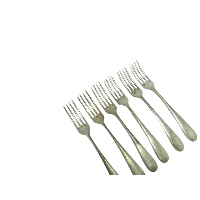 1950s Art Deco Forks from Hefra, Poland, 1960s, Set of 7 For Sale - Image 5 of 13