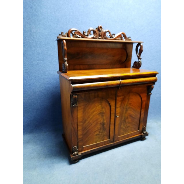 19th Century Mahogany Buffet For Sale - Image 15 of 16