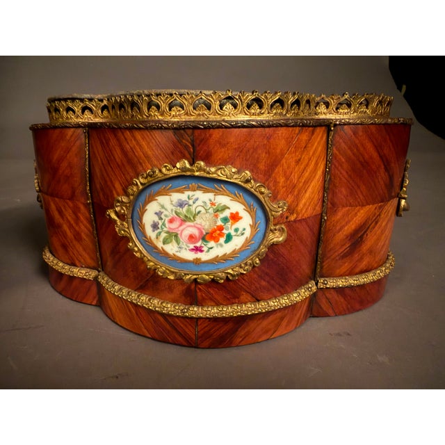 Wood Pair of Louis XV Style French Jardinières, Circa 1890 For Sale - Image 7 of 15