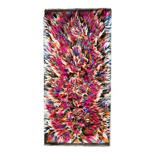 Mid 20th Century Vintage Persian Tulu Rug For Sale